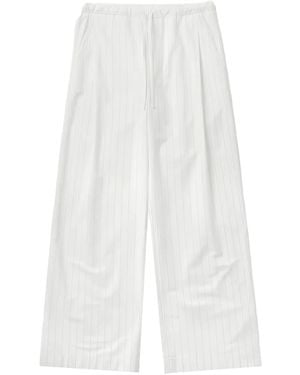 1989 STUDIO Striped Pants - White