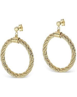 Desmo Spring Twist Earrings - Metallic