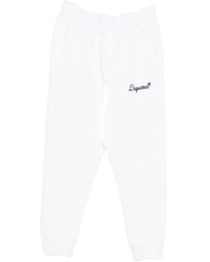 DSquared² Relax Dean Logo Track Trousers - White