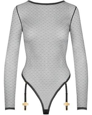 Maison Close Body Inspiration Divine De Malla - Gris