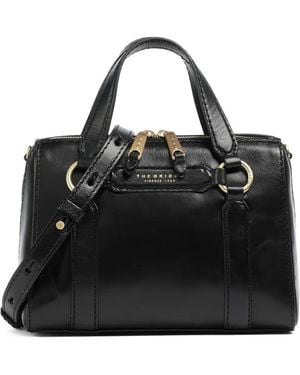 The Bridge Leather Tote Bag - Black