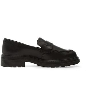Clarks Orinoco3 Edge Leather Lug-Sole Loafers - Black