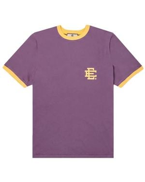 Eric Emanuel T-Shirt Mit Logo-Print - Lila