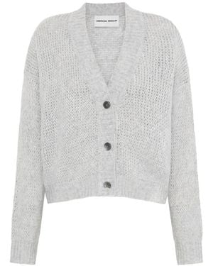 EMERSON RENALDI Cardigan Boutonné À Col V - Blanc