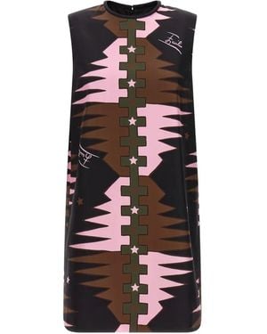 PUCCI Valdimontone Print Silk Dress - White