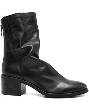 METISSE Slouchy Zip Boots - Black