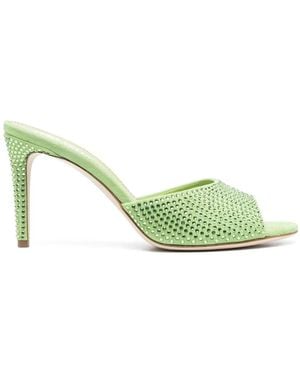 Paris Texas Holly Stiletto Mule 85 - Green