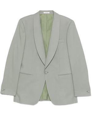 Fursac Shawl-Lapel Blazer - Grey