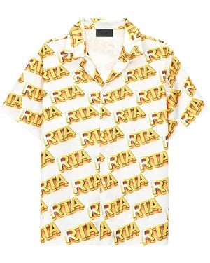 RTA Nathan Button-Down Shirt - Metallic