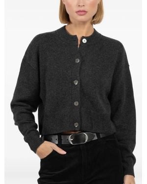 Autumn Cashmere Button-front Cardigan - ブラック