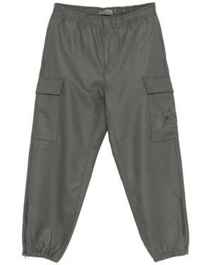 Stone Island Logo-Badge Cargo Trousers - Grey