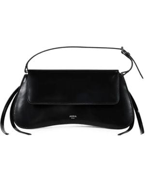 Abra Mini Heart Shoulder Bag - Black