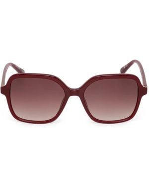Barbour Gafas De Sol Con Montura Cuadrada - Morado