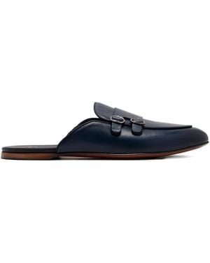 Neil Barrett Buckle strap mules - Blau