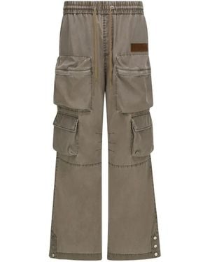 Amiri Drawstring Cargo Trousers - Natural