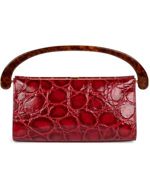 Dries Van Noten Small Leather Bag - Red