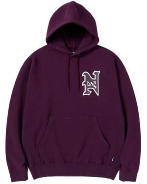 Neighborhood ロゴ スウェットパーカー - パープル