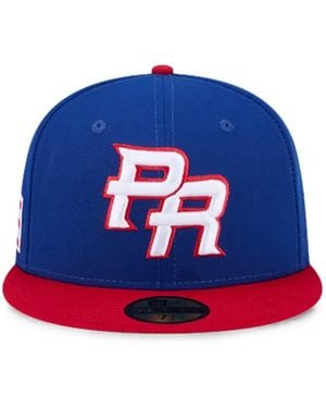 KTZ 59Fifty Puerto Rico Fitted Baseball Cap - Blue