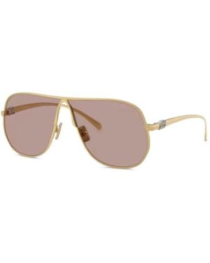 Miu Miu Sonnenbrille Mit Geometrischem Gestell - Pink