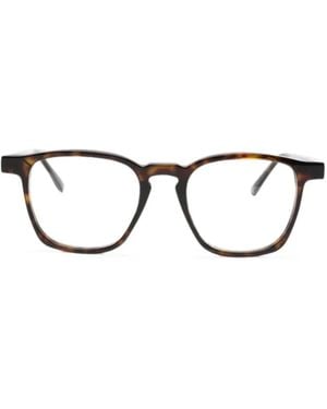 Retrosuperfuture Tortoiseshell-Effect Glasses - Black