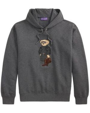 Ralph Lauren Hoodie Polo Bear - Gris