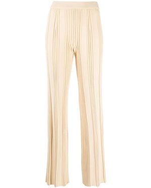 Mrz Pantalon Droit À Plis - Neutre