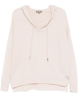N.Peal Cashmere Felpa Maya Metal Con Cappuccio - Neutro