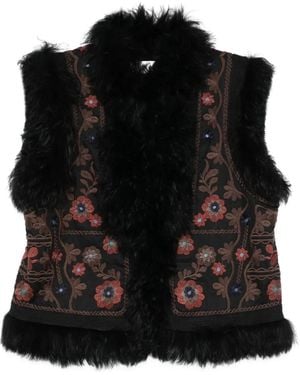Antik Batik Magyar Waistcoat - Black