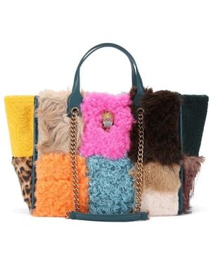 Kurt Geiger Borsa Shopper Hoxton Con Design Patchwork - Rosa