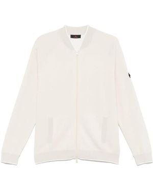Peuterey Zip-Up Cardigan - White