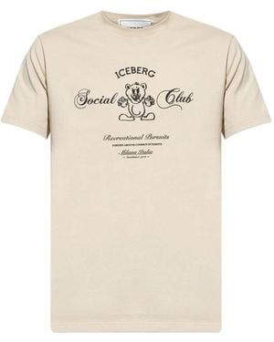 Iceberg Graphic T-Shirt - Natural