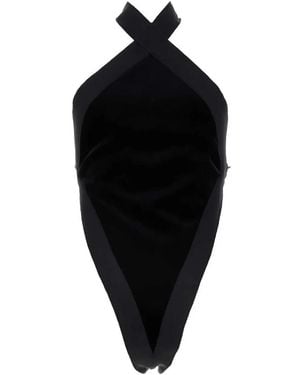 Saint Laurent Body Mit Stehkragen - Schwarz