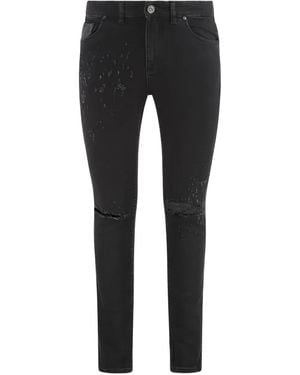 RH45 Rhodium Jeans mit geradem Bein - Schwarz