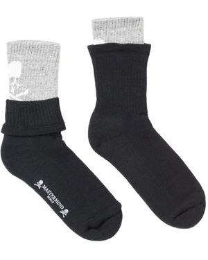 MASTERMIND WORLD Double-Layered Socks - Black