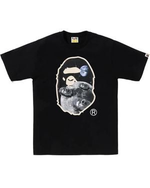 A Bathing Ape Graphic T-Shirt - Black