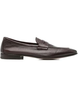 Henderson Leather Loafers - Grey