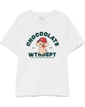 Chocoolate Printed T-Shirt - White