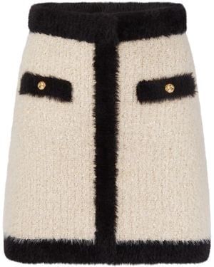 Nina Ricci Tweed Mini Skirt - Black