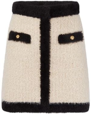 Nina Ricci Tweed Mini Skirt - Black