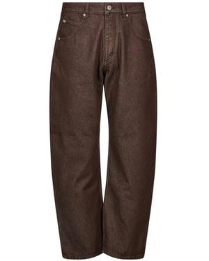 Jacquemus The De-Nîmes Tempo Denim Pants - Brown