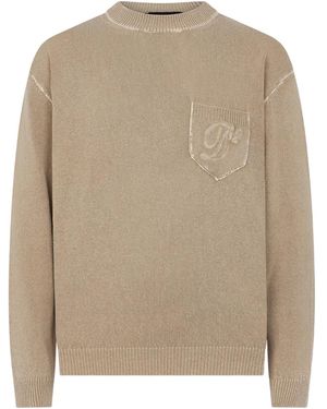 DSquared² ラウンドネックセーター - ナチュラル