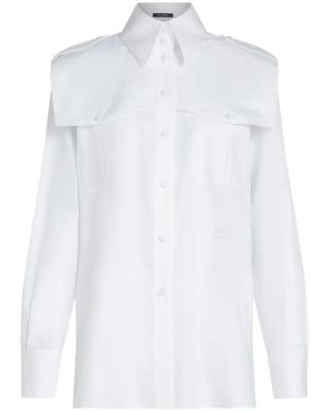 KARL LAGERFELD Archive Poplin Shirt - White