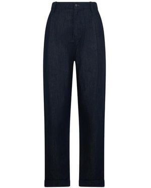 Moorer High-Waisted Karela Jeans - Blue