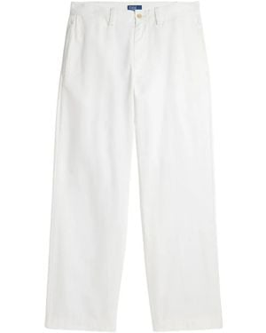 Polo Ralph Lauren Pleated Wide-Leg Pants - White