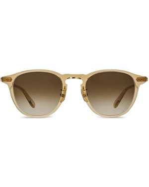 Garrett Leight Hampton Round-Frame Sunglasses - Natural
