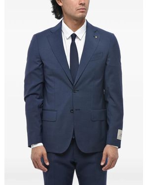 Corneliani Single-Breasted Flap-Pocket Suit - Blue