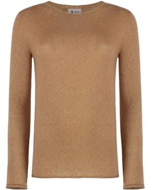 THE (Alphabet) Crew Neck Jumper - Brown