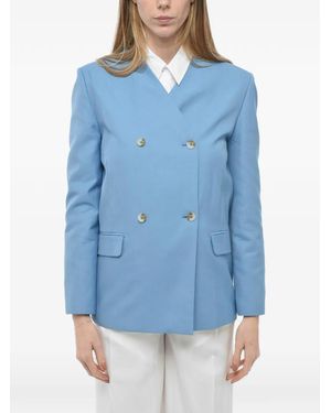 Loulou de Saison Double-Breasted Blazer - Blue