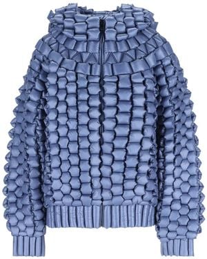 RAXXY Quilted Hooded Jacket - Blue