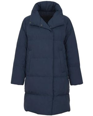 Weekend by Maxmara Abrigo Tenuta Con Capucha - Azul